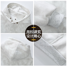 重磅400克纽扣套头卫衣立体剪裁显瘦百搭上衣W907-特P43，男装卫衣，星座210-1
