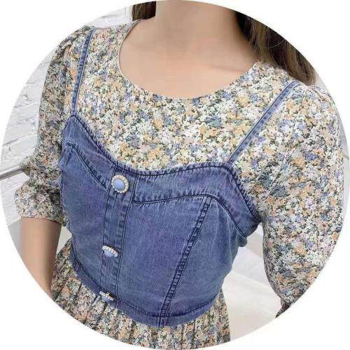 （现货）牛仔两件套，女装，伊娜蕾尔