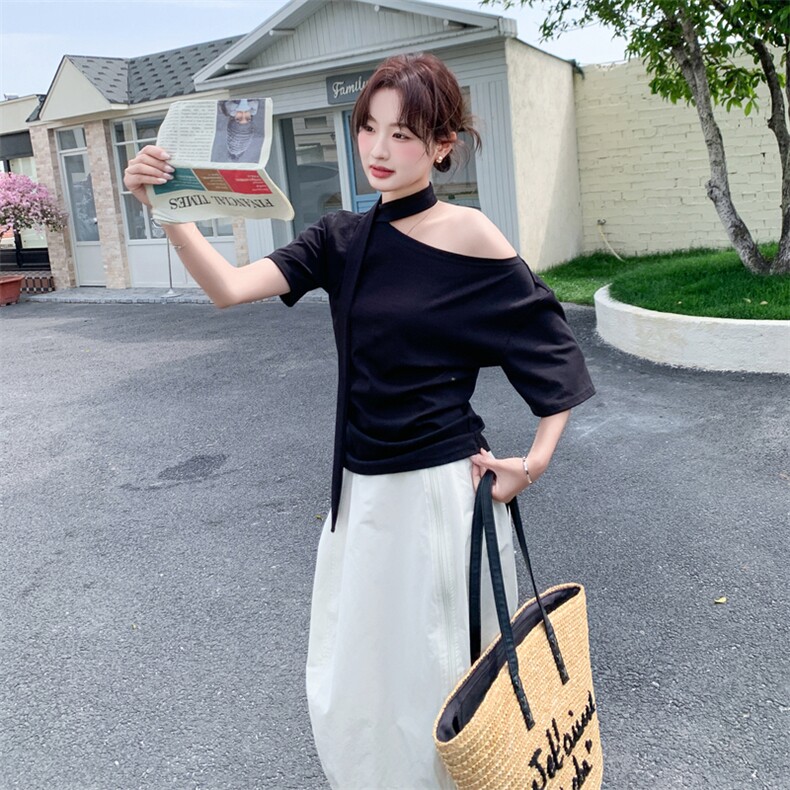 夏季舒适短袖透气常规薄款女休闲两件套套装,女装套装/套裙,诺蝶