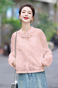 中式刺绣夹克短外套女2025春季新款春秋时尚气质减龄百搭优雅上衣图片