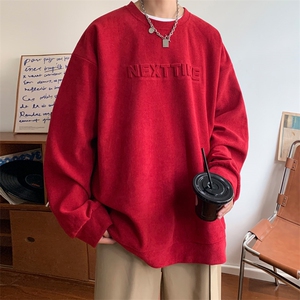 早秋~2024秋冬新款男士圆领卫衣百搭钢印长袖T恤WYJP03特P38控58图片