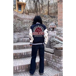 棒球服秋冬季新款男女同款外套图片