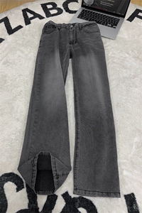 B221美式ins高街宽松直筒扎染莱赛尔冰丝牛仔裤LK25482-特P40控78图片