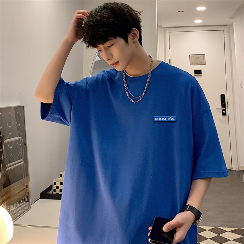 YY09常年款男女字母印花T恤衫外套圆领半袖五分袖TEE男女情侣装，男装T恤，星座115A-3