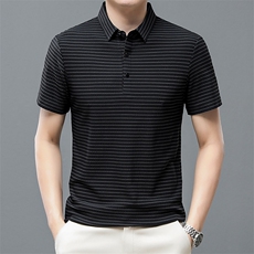 2024夏季新款短袖T恤男上衣薄款休闲宽松半袖poloT恤ZL66362-P62，男装Polo衫，星座1105-3