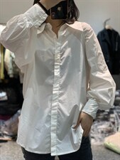 2022年春款时尚欧货泡泡袖尖角衬衫，女装衬衫，L·H·X