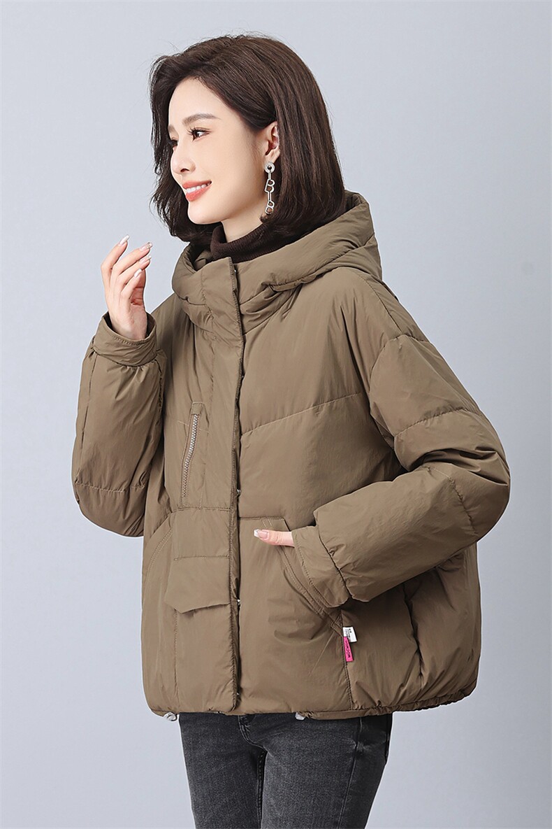 新款时尚女装羽绒服宽松显瘦保暖外套冬季必备单品,女装羽绒服,叶笙衣