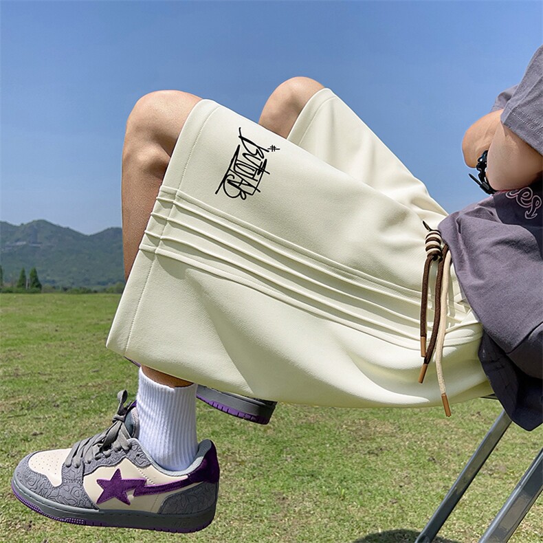 已注册直播抖音得物品质三条杠运动男五分休闲短裤K307P30控48,男装牛仔裤,电商C408-1(原B339-1)