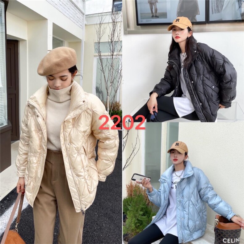 90绒短款压格子，其它，昕叶良品