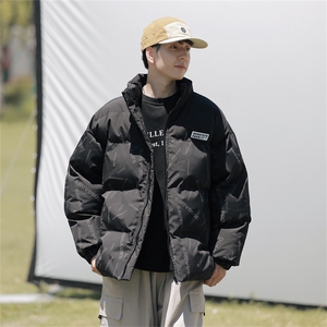 棉衣男冬季潮牌大码港风立领棉服秋大码棉袄韩版潮流面包服外套图片