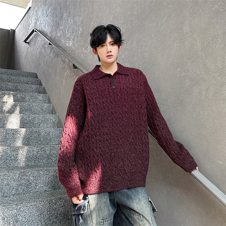 A135-2516 男士PL领毛衣 高品质 高克重P88控129 量大差价大图片