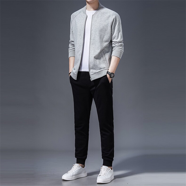 FLC8022-21556秋季新款2023年男士休闲卫衣长袖套装外套P134,男装休闲套装,电商B360