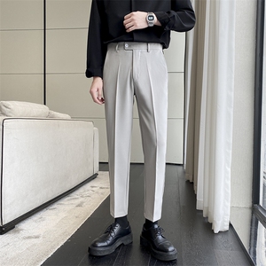 西裤男夏季新款韩版休闲九分裤K091-P45图片