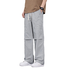 伞兵裤男2025夏季新款冰丝薄款休闲裤宽松直筒工装裤K8202-P40，男装工装外套，星座610（原A335）