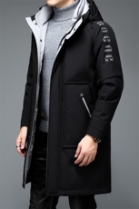中老年绒羽绒服男中长款爸爸装冬装外套保暖防寒服ALXB8898-P375，男装羽绒服，电商B212（原钱塘6029）