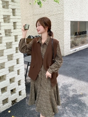法式女装休闲风时尚套装衬衫套装慵懒风气质INS风春秋显瘦气质，女装套装/套裙，浙宝301