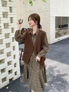 法式女装休闲风时尚套装衬衫套装慵懒风气质INS风春秋显瘦气质图片