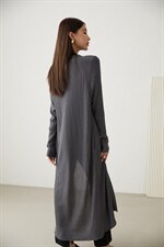 《现货》简约冰丝针织长款开衫，其它，M&VC