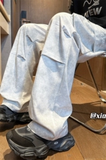 XZ616秋季重磅多口袋双褶垂感扎染水洗脏脏裤TY1045特P40控78，男装休闲裤，星座512A（原616）