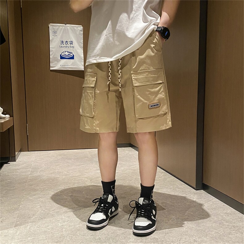 夏季新款薄款工装短裤潮流宽松休闲百搭运动五分裤,男装牛仔裤,星座410-6（原星座1304-1）