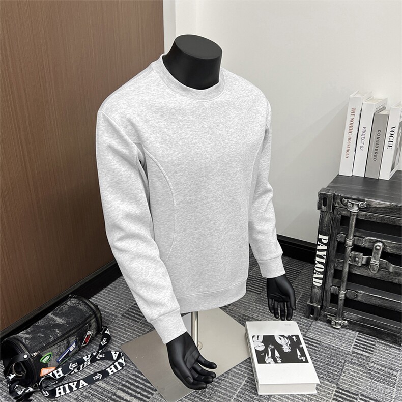 W1616-P45秋卫衣成分：63.5棉36.5聚酯纤维，里料纯棉，男装卫衣，星座515A