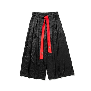 23秋装 汉服男女风唐装改良宋裤古风裙裤宽松阔腿裤 K240/P75图片