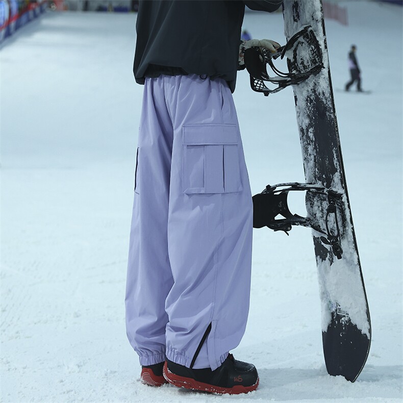 防水加绒内胆宽松工装滑雪裤XZ604-K141JR-P75控118,男装工装外套,星座604