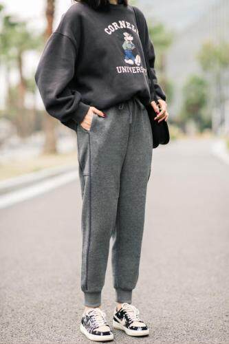 【现货】冬季加绒卫裤，女装休闲裤，淳·清衣社