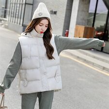 2020冬装新款棉服女短款韩版三件套马甲套装女，女装棉衣/棉服，瑶迪依秀
