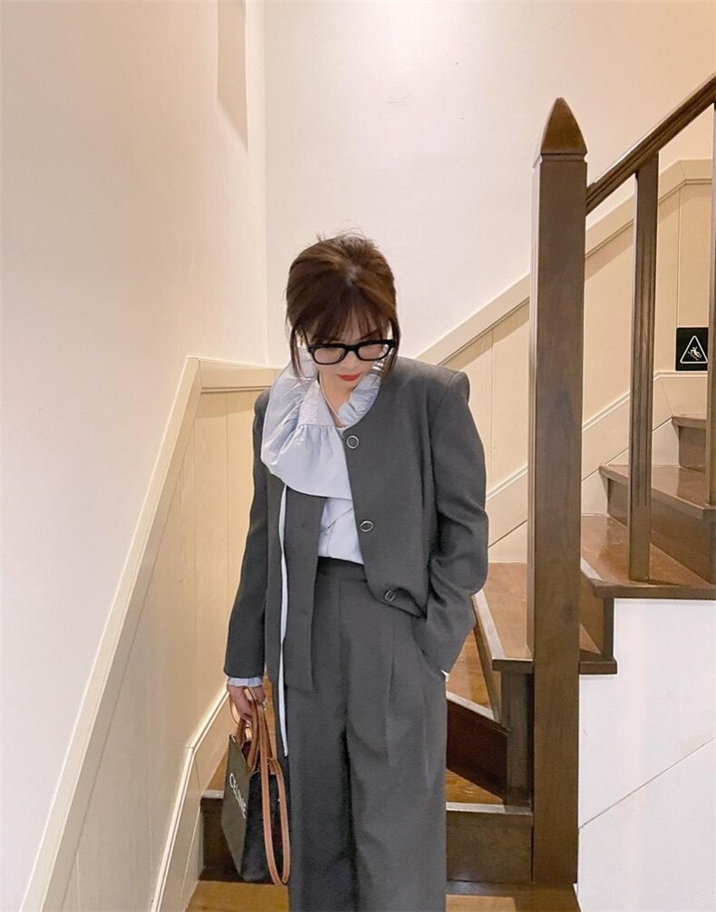 现货春季新款定制面料小香风外套，其它，单井 Single Well