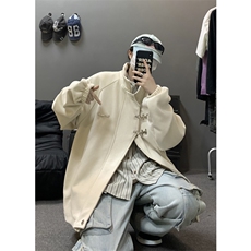 重磅！麂皮绒复合夹克飞机扣外套CP43-特P60控价：108，男装夹克，电商B371