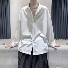 现货纯色冰丝长袖衬衫男KD137-P40，男装衬衫，电商D312-1