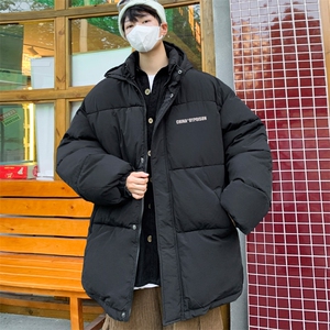 连帽棉衣男士冬季加绒加厚休闲外套面包服棉袄 M02 P85图片