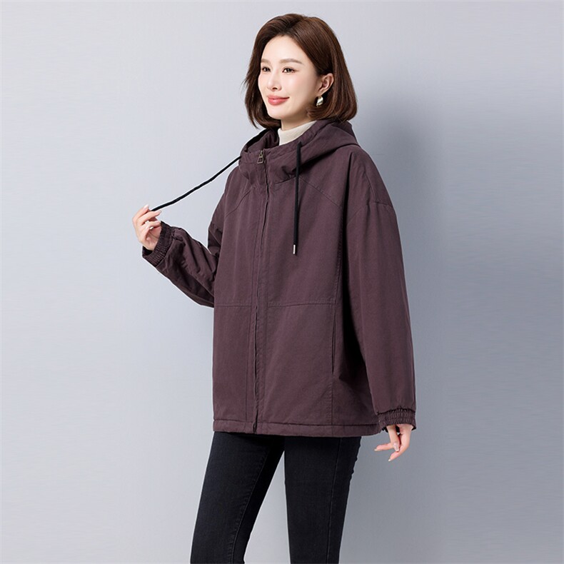2024冬季加厚保暖纯棉款派克服911款,女装派克服,秋牧寒烟