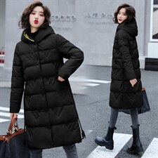 新冬装2022长款羽绒服服韩版时尚束腰款女羽绒服外套90%大气款,女装羽绒服,时尚俏佳人