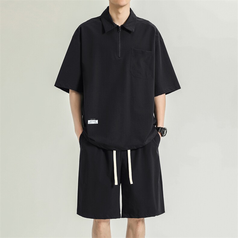 运动套装夏季短袖短裤衣服一套搭配夏天高端帅气TZ21-特批-70,男装休闲套装,星座718