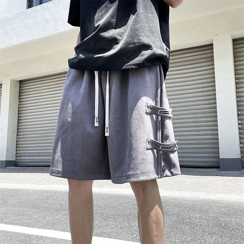 工装短裤男士潮牌超薄宽松休闲中裤夏天新款潮牌速干五分男士夏裤,男装牛仔裤,星座1013