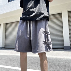 工装短裤男士潮牌超薄宽松休闲中裤夏天新款潮牌速干五分男士夏裤，男装牛仔裤，星座1013