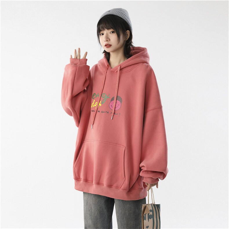 字母图案印花宽松中性连帽卫衣//A338-1WY89P45,男装卫衣,电商D325