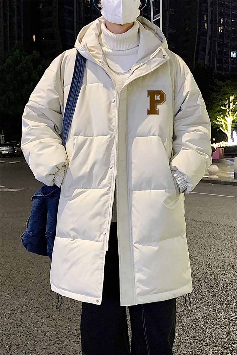 港风冬季新款长款连帽白鸭绒羽绒服男潮宽松YR6160P285控358,男装羽绒服,电商A268A