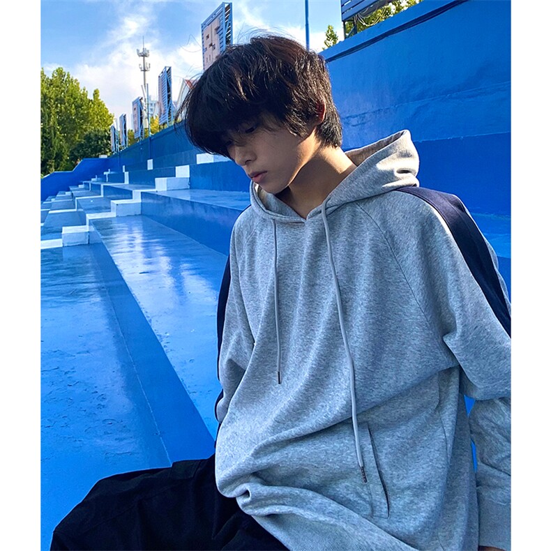 大货已出拼色百搭秋季连帽卫衣男宽松914-4-WY32-P68控88非网图，男装卫衣，星座914-4