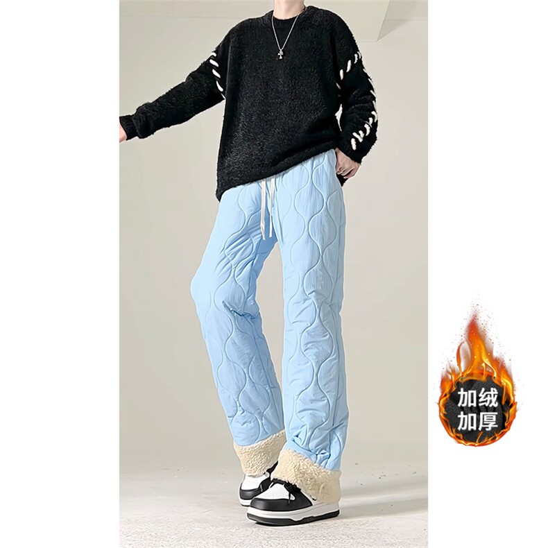 冬季新款保暖加厚四色棉裤羊羔毛XZ806-CK03062-特P39-控78，男装棉裤，四季星座806