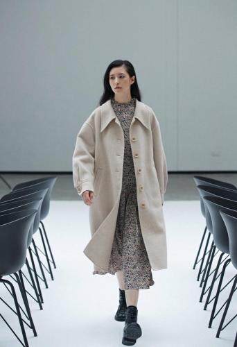 【安素尚】双面大衣，精致优雅简约时尚，女装，安素尚