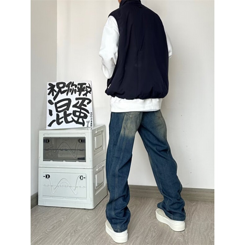 美式牛仔裤男款秋季长裤潮HB18P48,男装牛仔裤,星座1116-2
