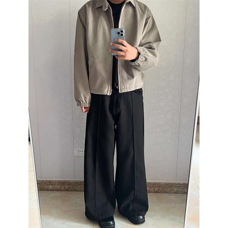 【有货】哈林顿外套男高级感痞帅美拉德翻领夹克XZ256CC-特P68,男装夹克,星座1007（原301D）