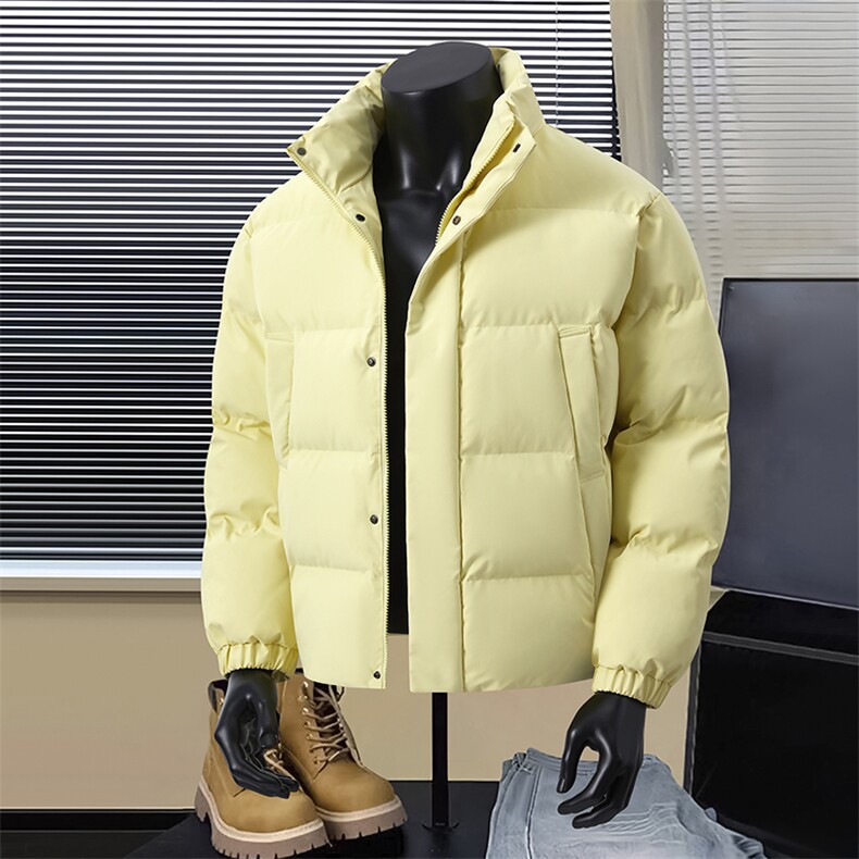 新款冬季男士加棉加厚棉衣休闲立领宽松保暖棉袄面包服M2001-P58，男装棉衣，星座1403A