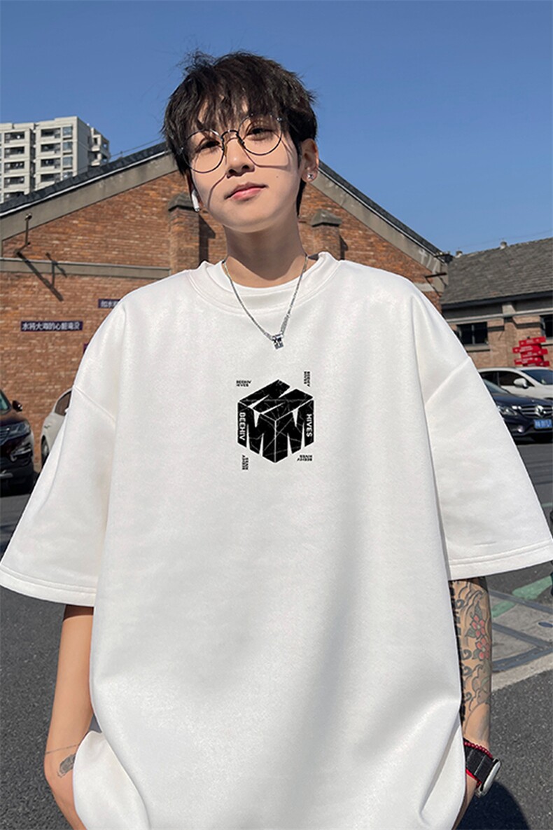 麂皮绒！重磅麂皮绒短袖t恤男JPDX205-特P19控38,男装T恤,电商B367