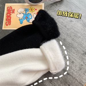 M18213-P45 加绒款-P65半高领毛衣男士大码针织衫男毛线衣男图片