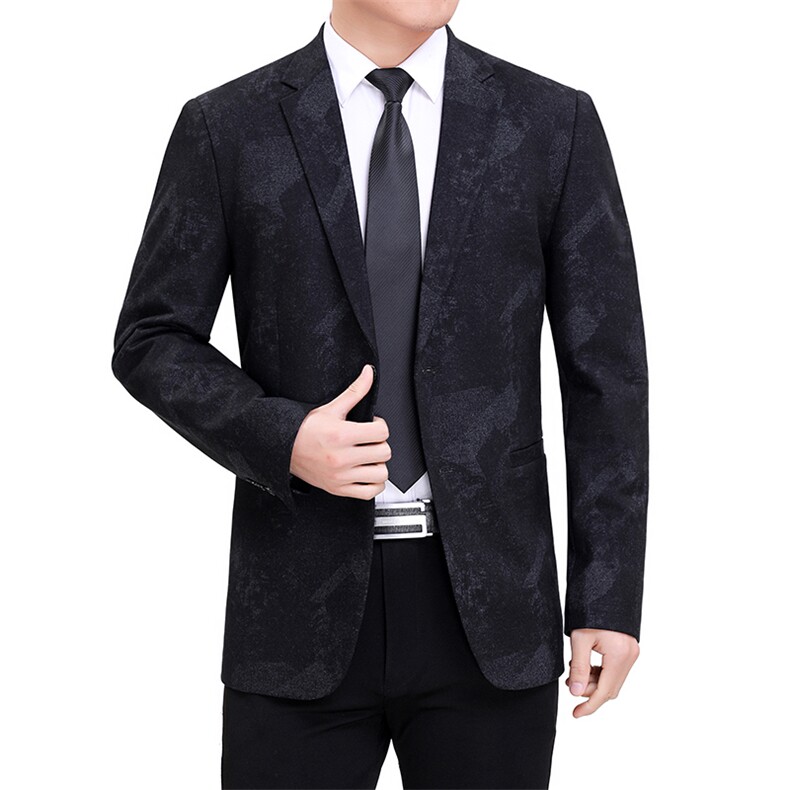 秋季新款男士西服外套商务休闲小西装单件上衣2022中年薄款便西,男装西服,电商B212（原钱塘6029）