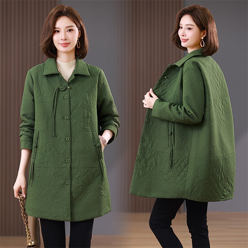 时尚显瘦中长款棉服棉衣女保暖舒适冬季必备,女装棉衣/棉服,韩派
